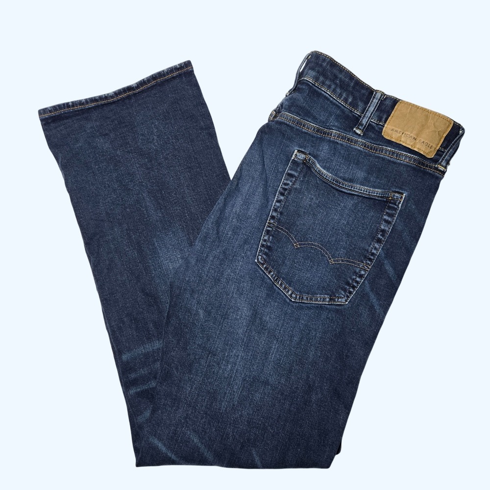 American Eagle Classic Bootcut Next Level Flex Jeans Medium Wash Mens 38x34 READ